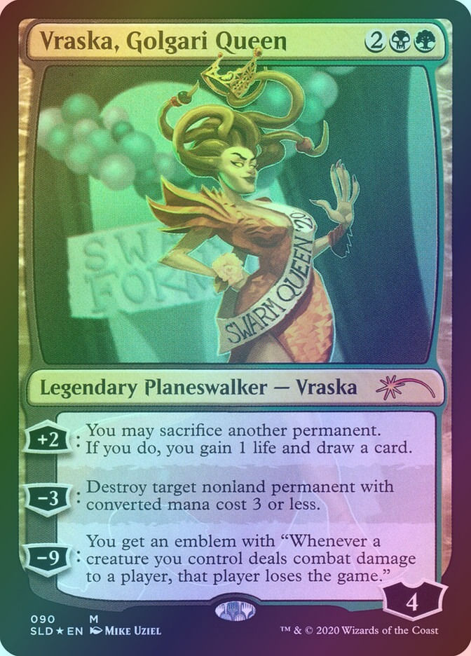 Vraska, Golgari Queen (SLD) (90) / Foil