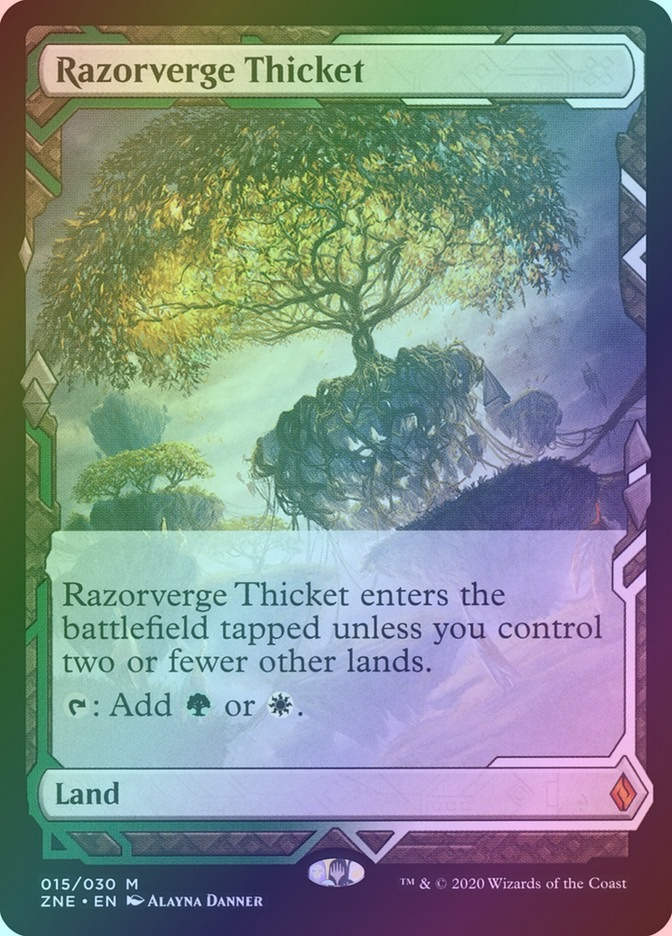 Razorverge Thicket (ZNE) (15) / Foil