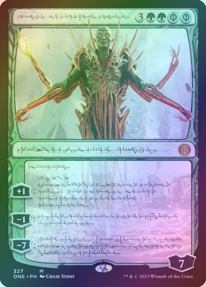Nissa, Ascended Animist (ONE) (327) / Showcase / Foil