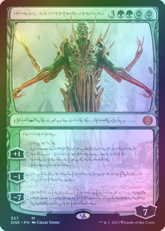 Nissa, Ascended Animist (ONE) (327) / Showcase / Foil