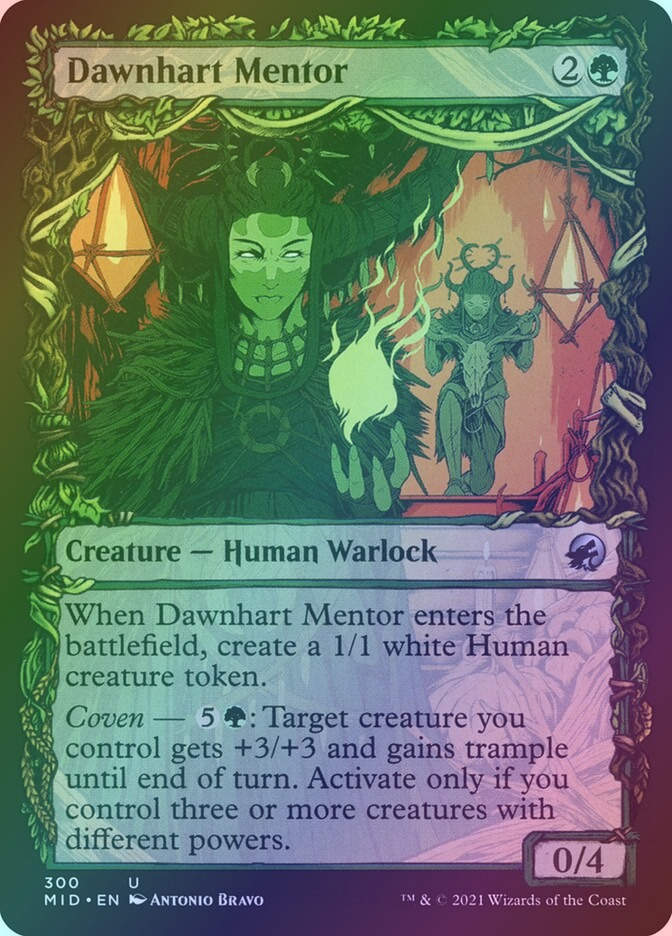 Dawnhart Mentor (MID) (300) / Showcase / Foil