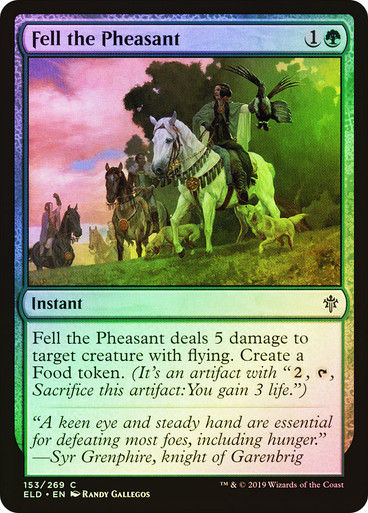 Fell the Pheasant (ELD) (153) / Foil