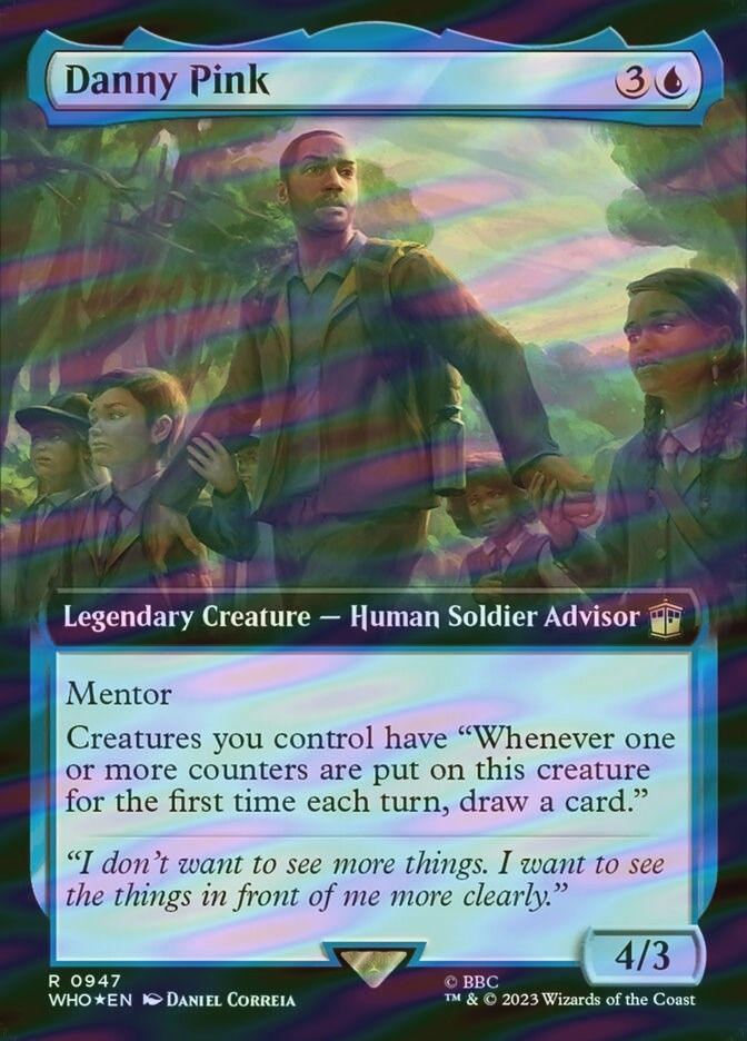 Danny Pink (WHO) (947) / Extended Art / Surge Foil