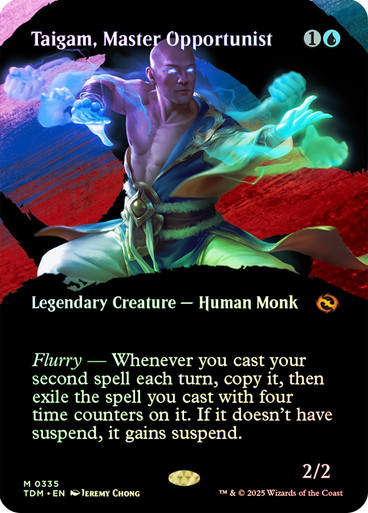 Taigam, Master Opportunist (TDM) (335) / Foil / Showcase BL