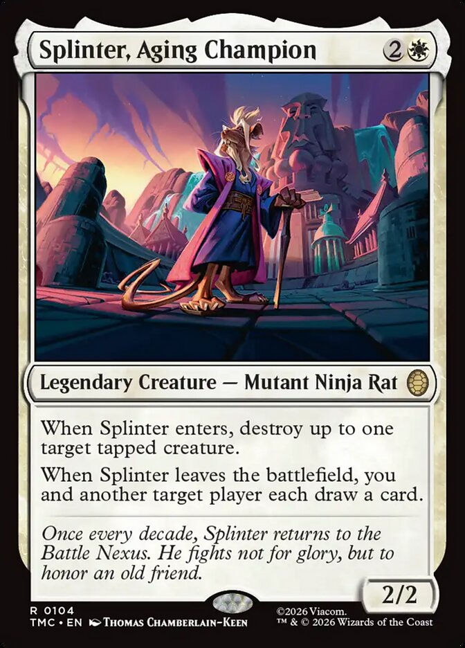 Splinter, Aging Champion (TMC) (104)