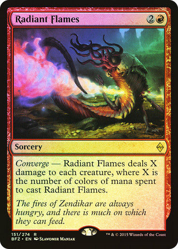 Radiant Flames (BFZ) (151) / Foil