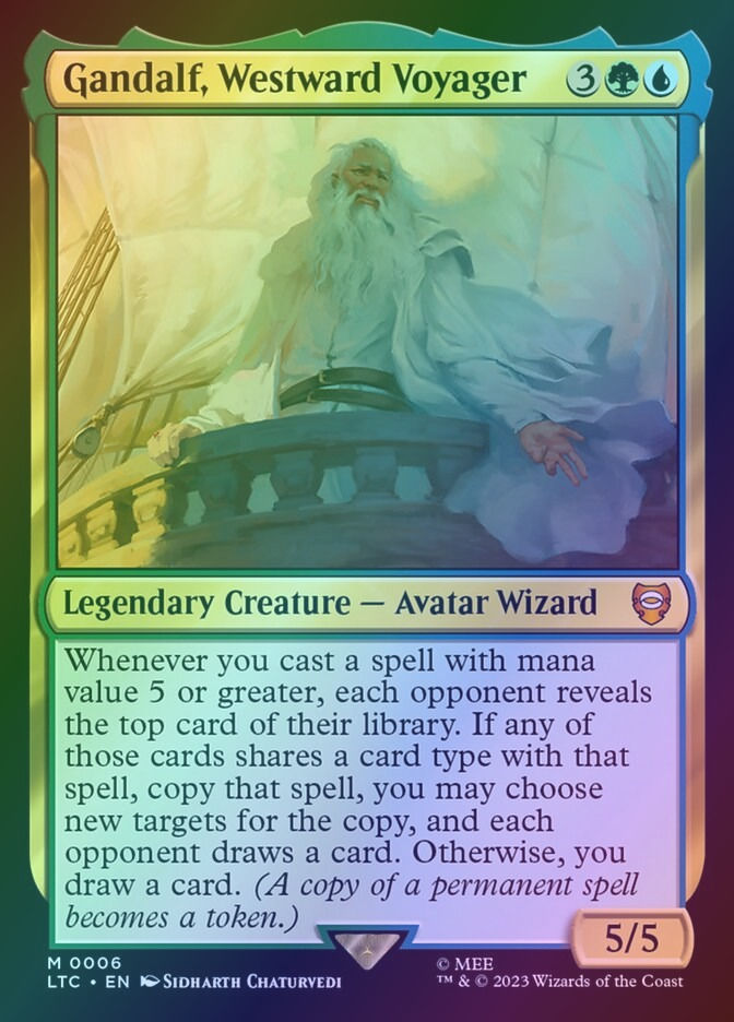 Gandalf, Westward Voyager (LTC) (6) / Foil
