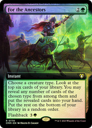 For the Ancestors (cmm) / Extended Art / Foil