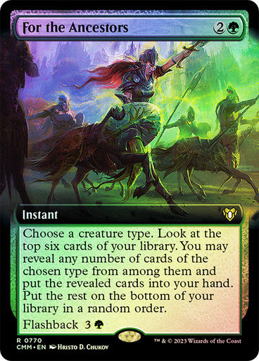 For the Ancestors (cmm) / Extended Art / Foil