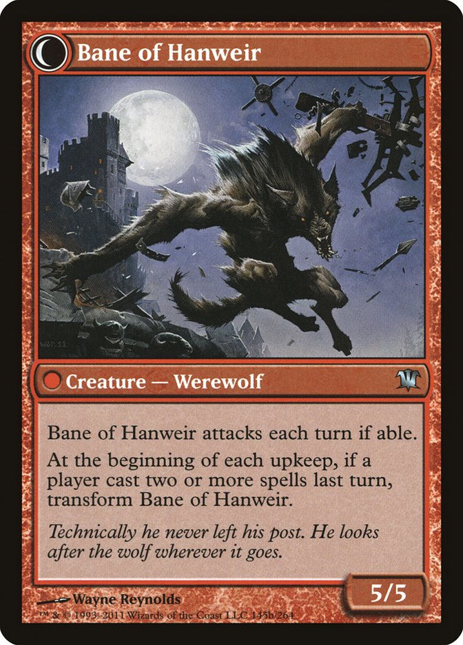 Hanweir Watchkeep // Bane of Hanweir (ISD) (145) — cara 2 de 2