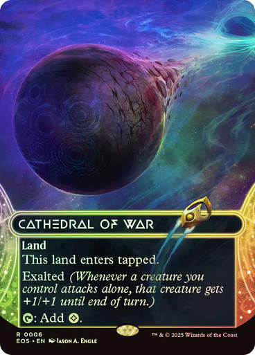 Cathedral of War (EOS) (6) / Borderless / Foil