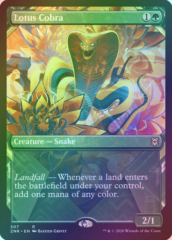 Lotus Cobra (ZNR) (307) / Showcase / Foil