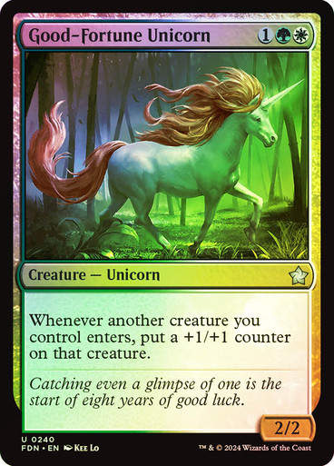 Good-Fortune Unicorn (FDN) (240) / Foil