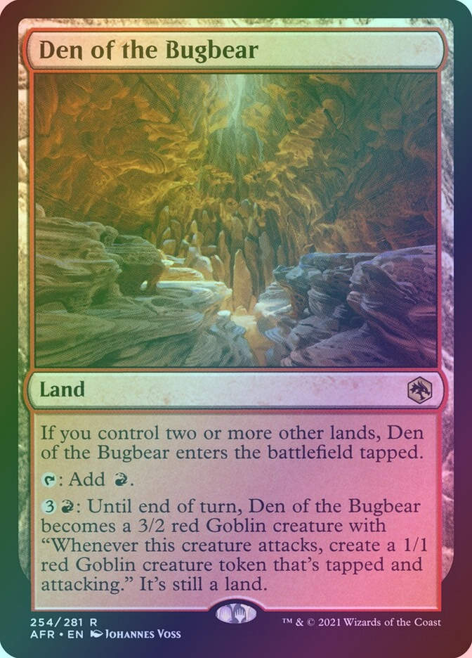 Den of the Bugbear (AFR) (254) / Foil
