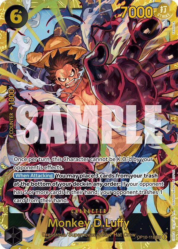 Monkey.D.Luffy (118) (OP10-118) / Foil