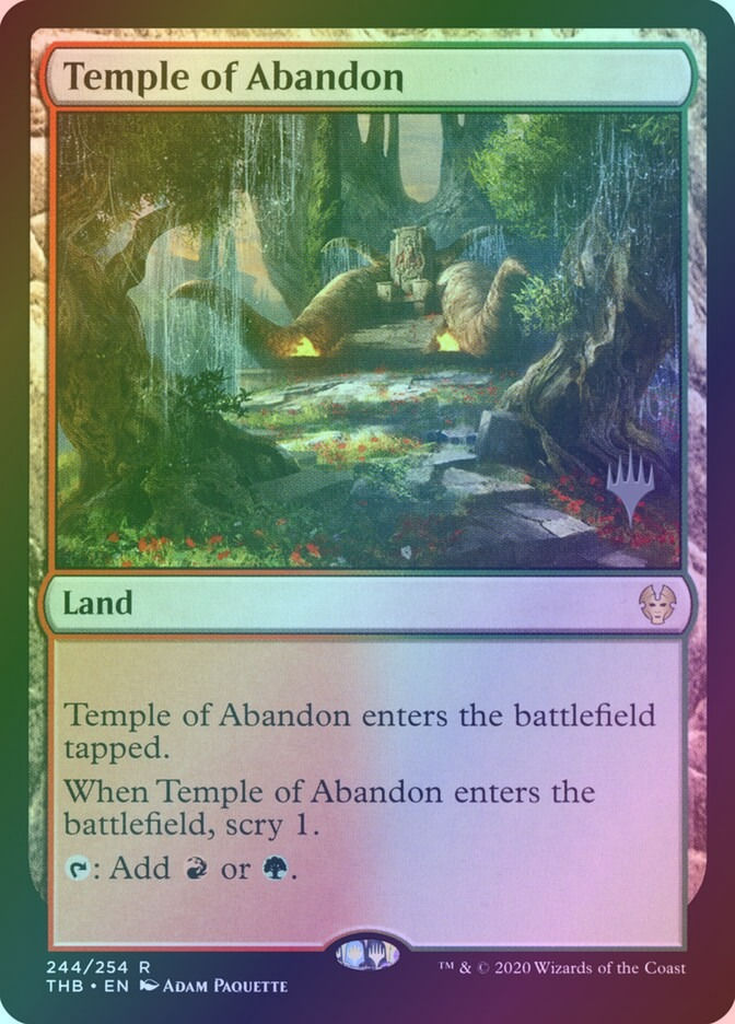 Temple of Abandon (PTHB) (244p) / Foil