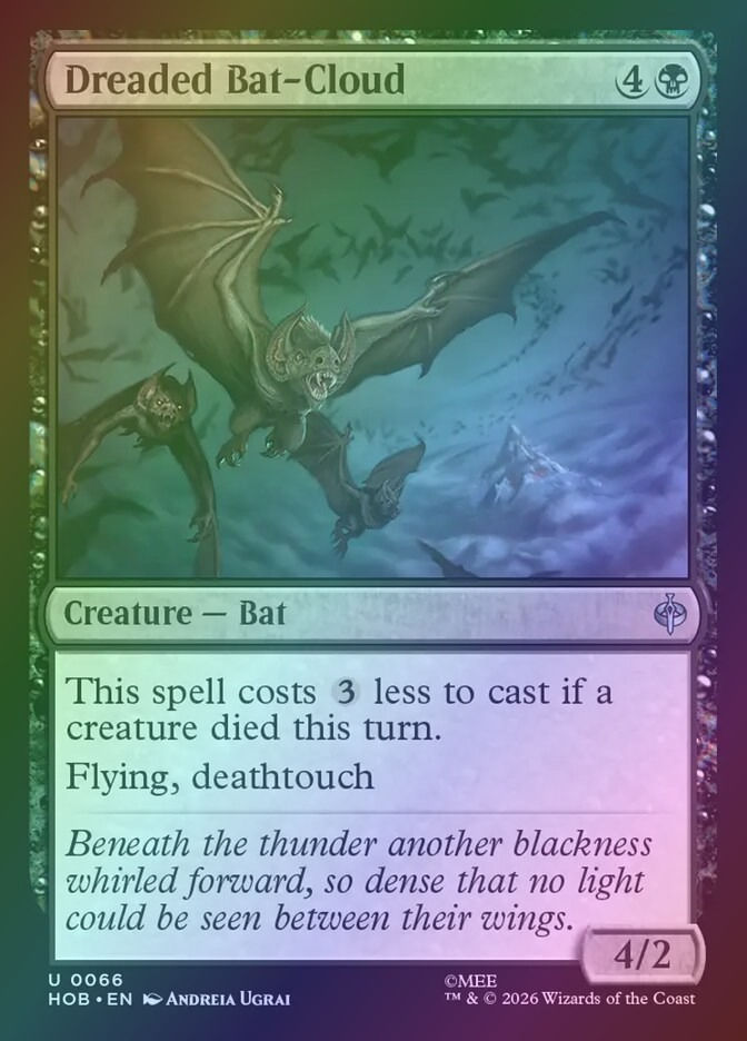 Dreaded Bat-Cloud (HOB) (66) / Foil