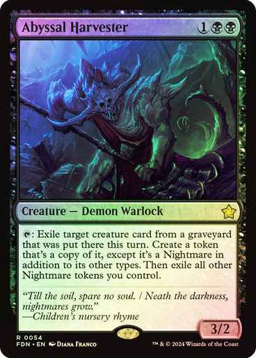 Abyssal Harvester (FDN) (54) / Foil