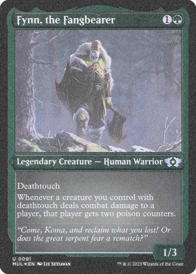 Fynn, the Fangbearer (MUL) (91) / Foil Etched