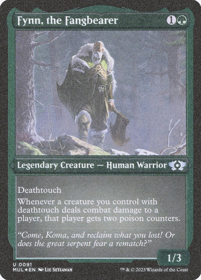 Fynn, the Fangbearer (MUL) (91) / Foil Etched
