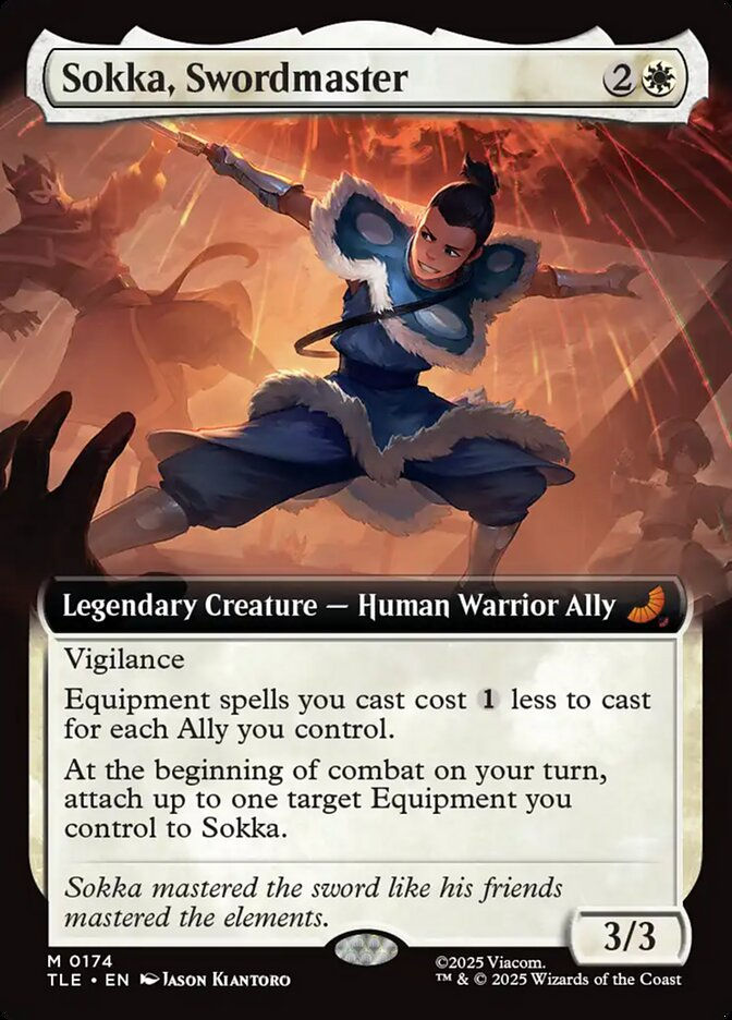 Sokka, Swordmaster (TLE) (174) / Extended Art