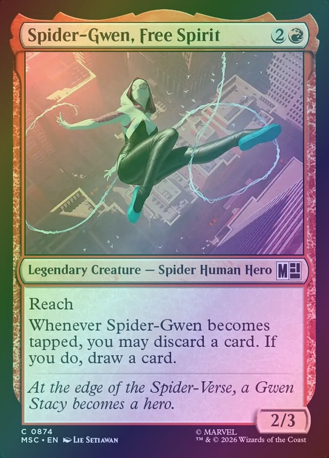 Spider-Gwen, Free Spirit (MSC) (874) / Foil