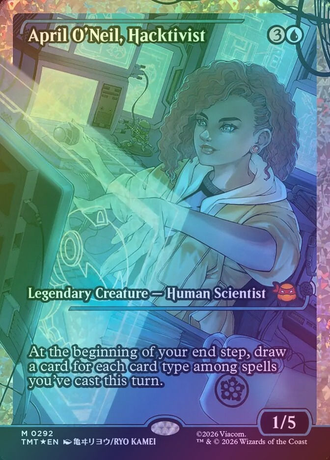 April O'Neil, Hacktivist (TMT) (292) / Fracture Foil