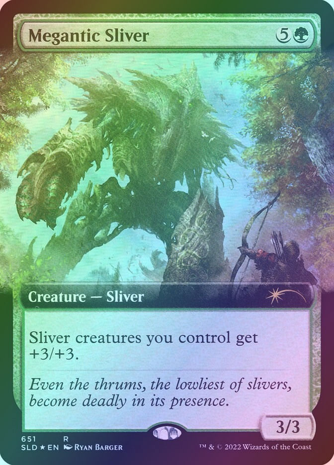 Megantic Sliver (SLD) (651) / Extended Art / Foil
