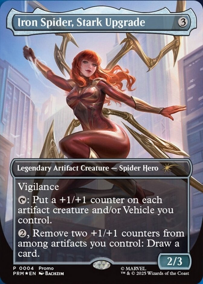 Iron Spider, Stark Upgrade (LMAR) (4) / Borderless / Foil