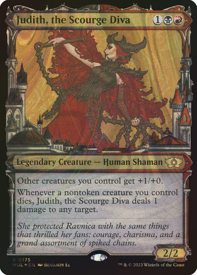 Judith, the Scourge Diva (MUL) (175) / Showcase / Halo Foil
