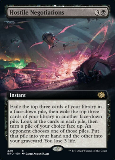 Hostile Negotiations (BRO) / Extended Art