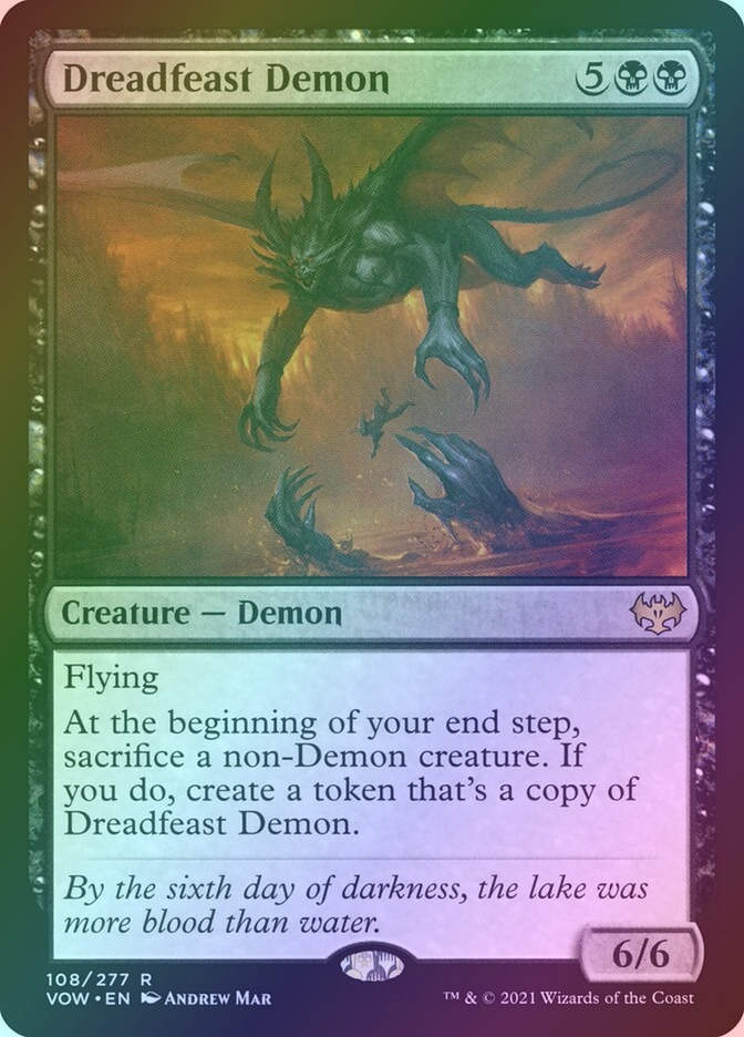 Dreadfeast Demon (VOW) (108) / Foil