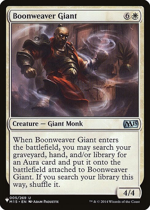 Boonweaver Giant (PLST) (M15-5)