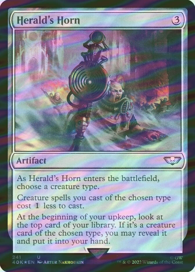 Herald's Horn (40K) (241★) / Surge Foil