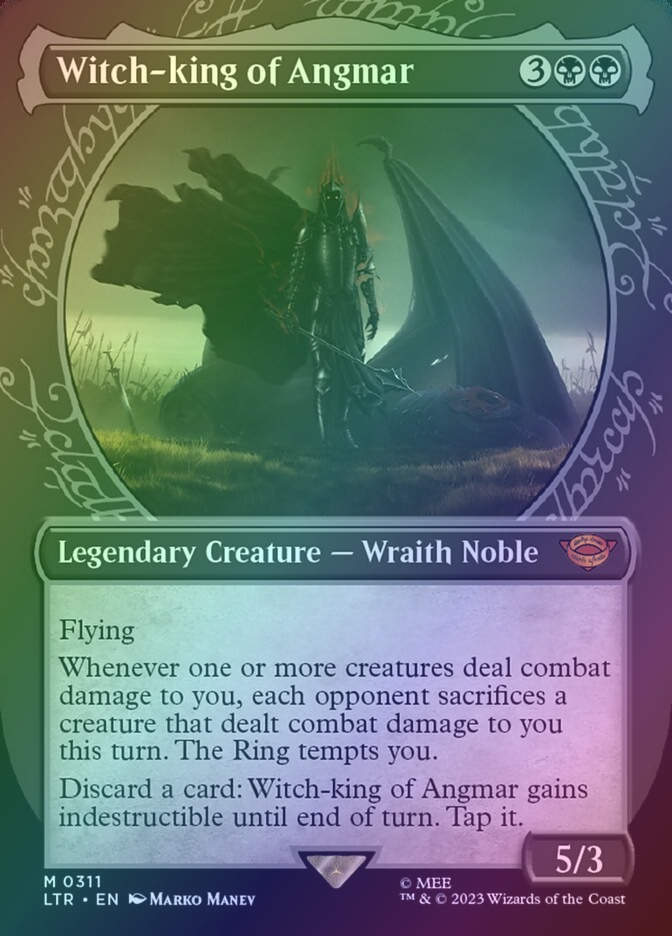 Witch-king of Angmar (LTR) (311) / Borderless / Showcase / Foil