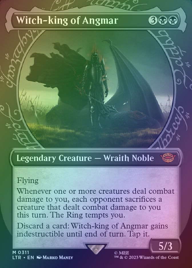 Witch-king of Angmar (LTR) (311) / Borderless / Showcase / Foil