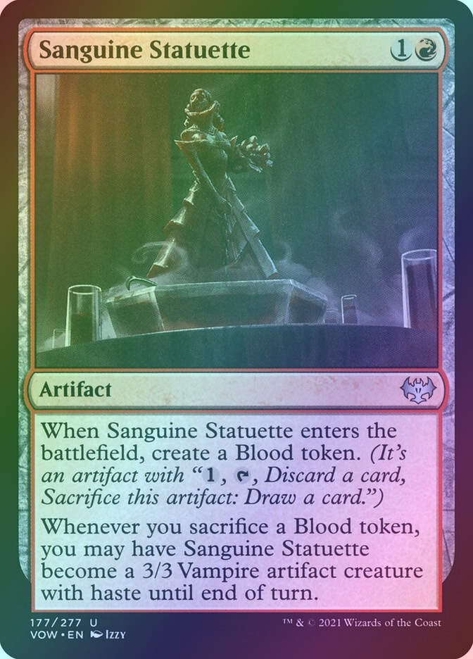 Sanguine Statuette (VOW) (177) / Foil