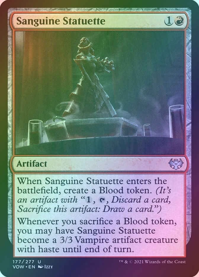 Sanguine Statuette (VOW) (177) / Foil