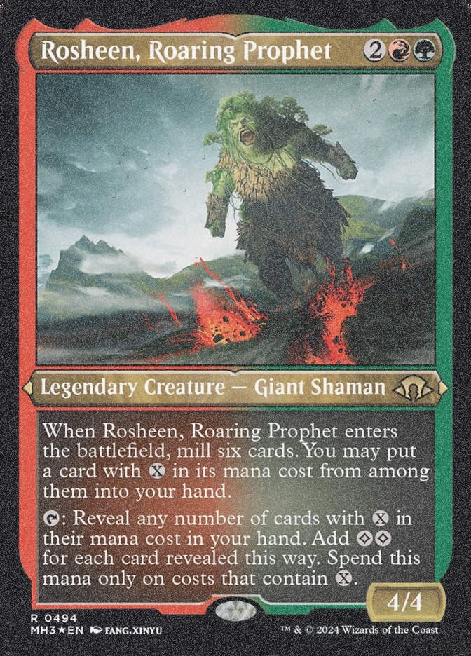 Rosheen, Roaring Prophet (MH3) (494) / Foil Etched