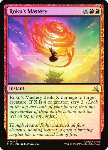 Roku's Mastery (TLE) (243) / Foil