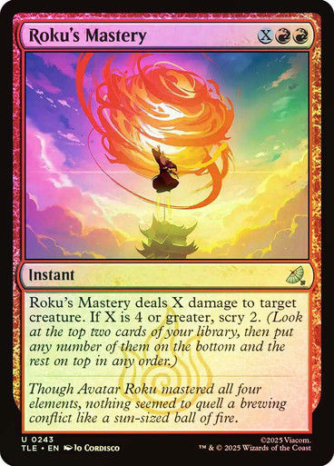 Roku's Mastery (TLE) (243) / Foil