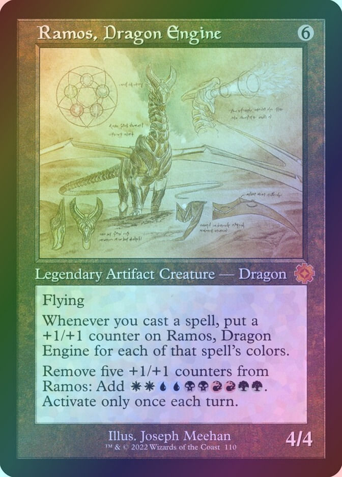Ramos, Dragon Engine (BRR) (110) / Foil / Schematic