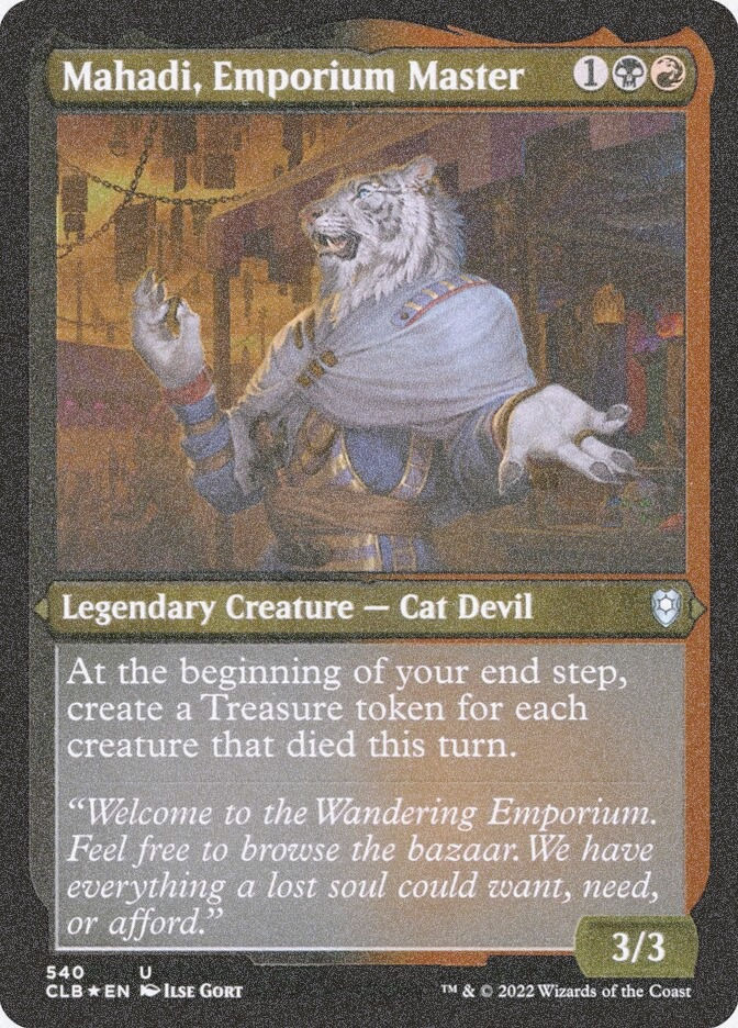 Mahadi, Emporium Master (CLB) (540) / Foil Etched