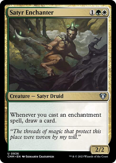 Satyr Enchanter (cmm) (Commander Deck)