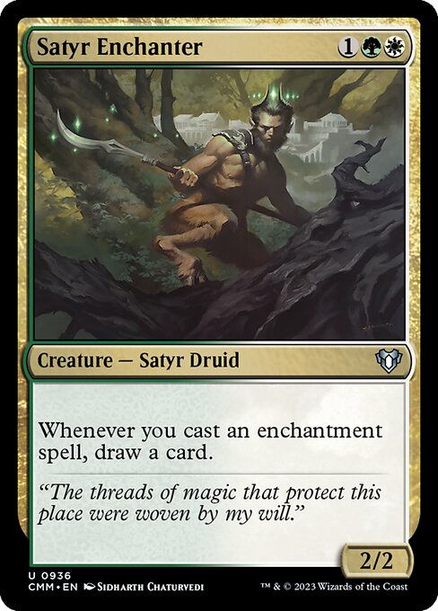 Satyr Enchanter (cmm) (Commander Deck)