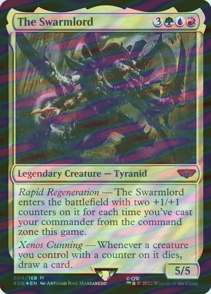 The Swarmlord (40K) (4) / Surge Foil