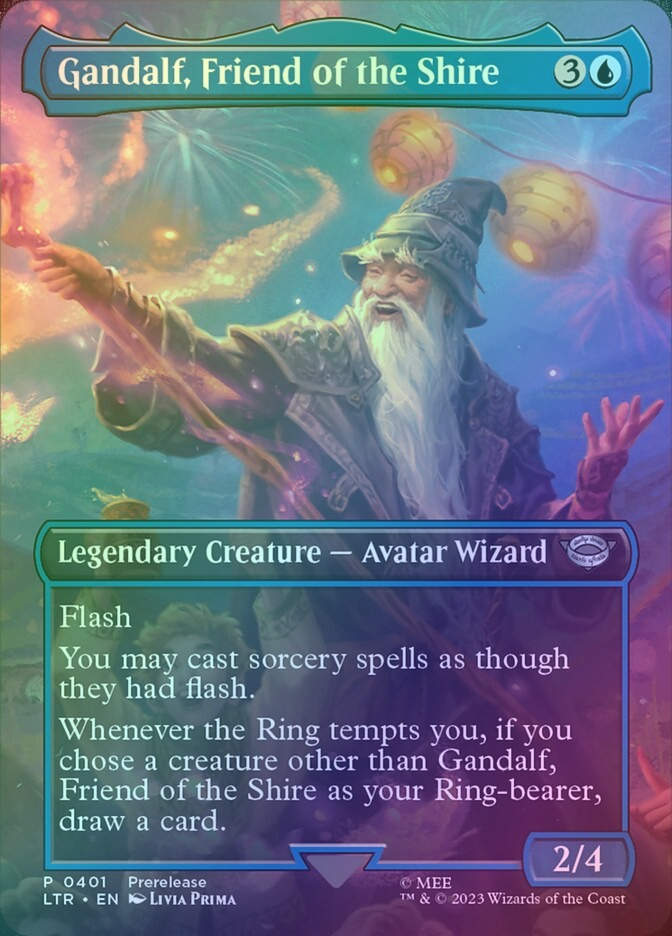 Gandalf, Friend of the Shire (LTR) (401) / Borderless / Foil