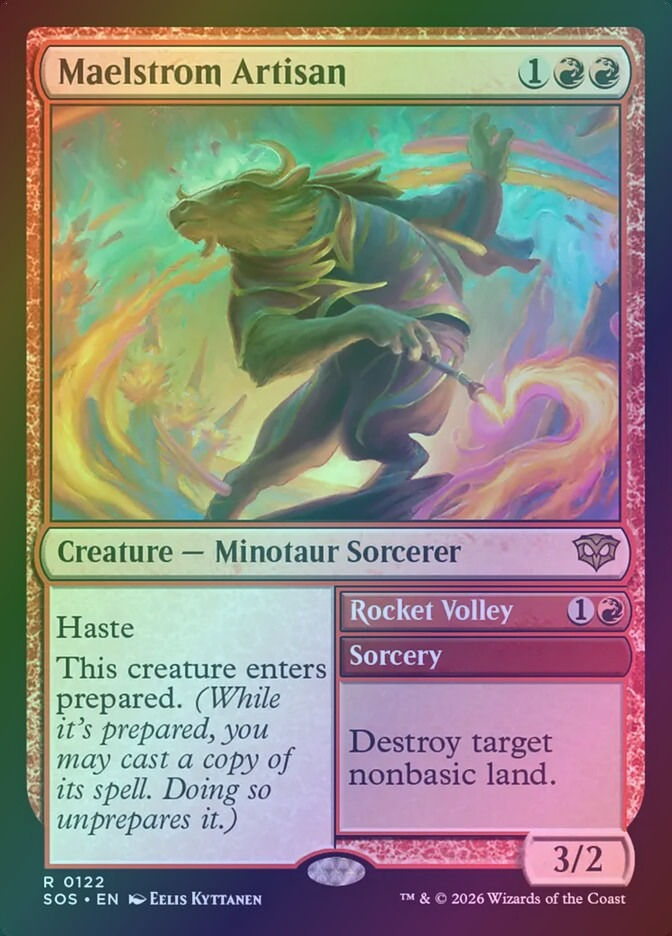 Maelstrom Artisan // Rocket Volley (SOS) (122) / Foil