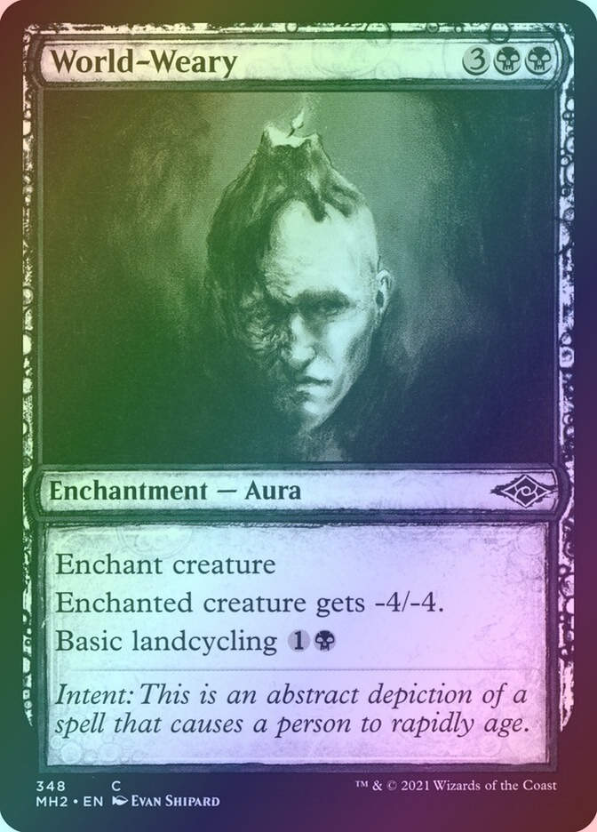 World-Weary (MH2) (348) / Showcase / Foil