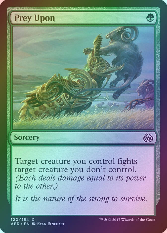 Prey Upon (AER) (120) / Foil